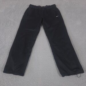 Nike Pants Women Large Black Therma-Fit All Time Straight Leg Fleece Warm Gym